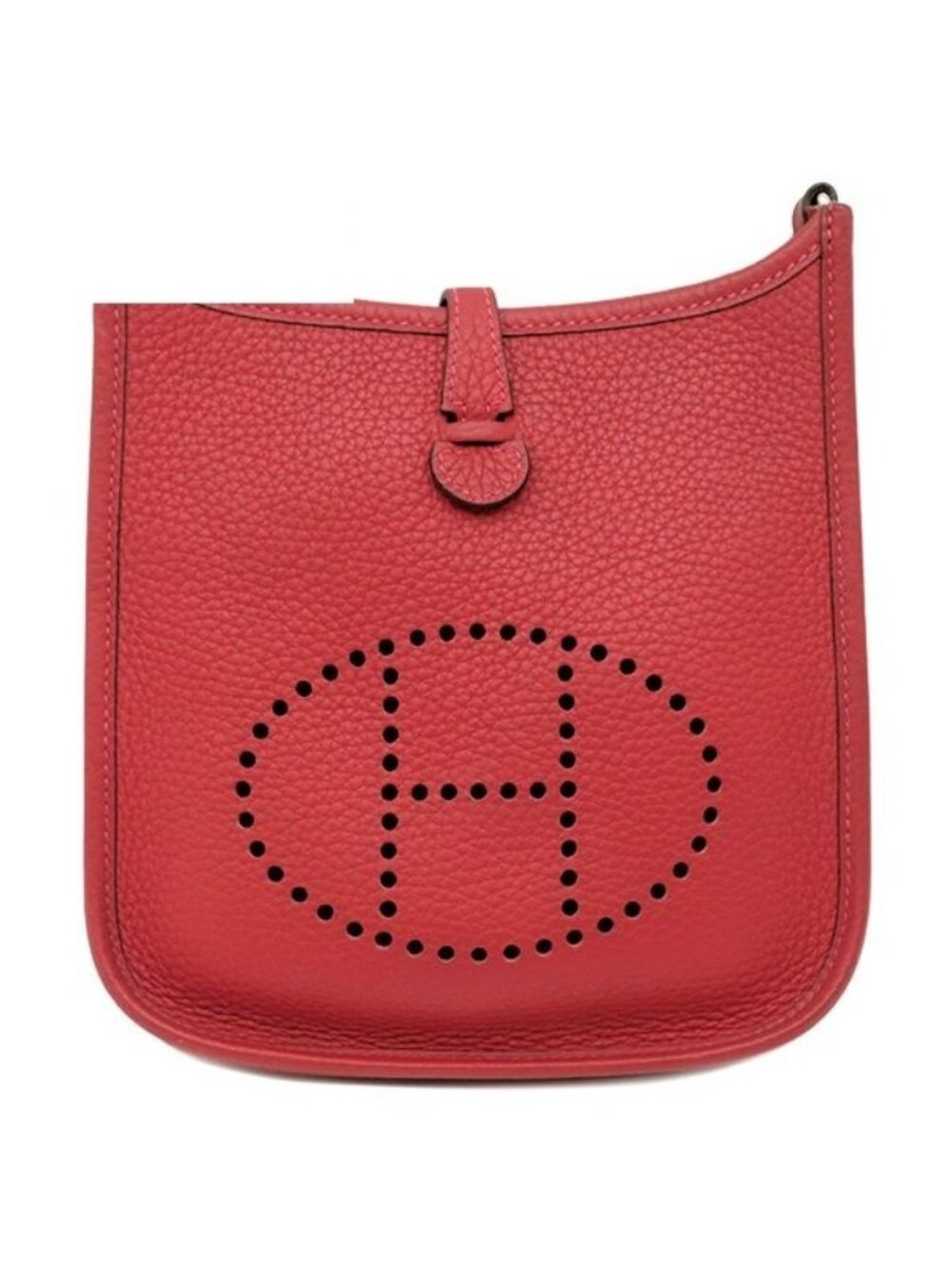 Hermes Shoulder Bag Evelyne TPM 16 Long Amazon Taurillon Clemence Rouge Casaque